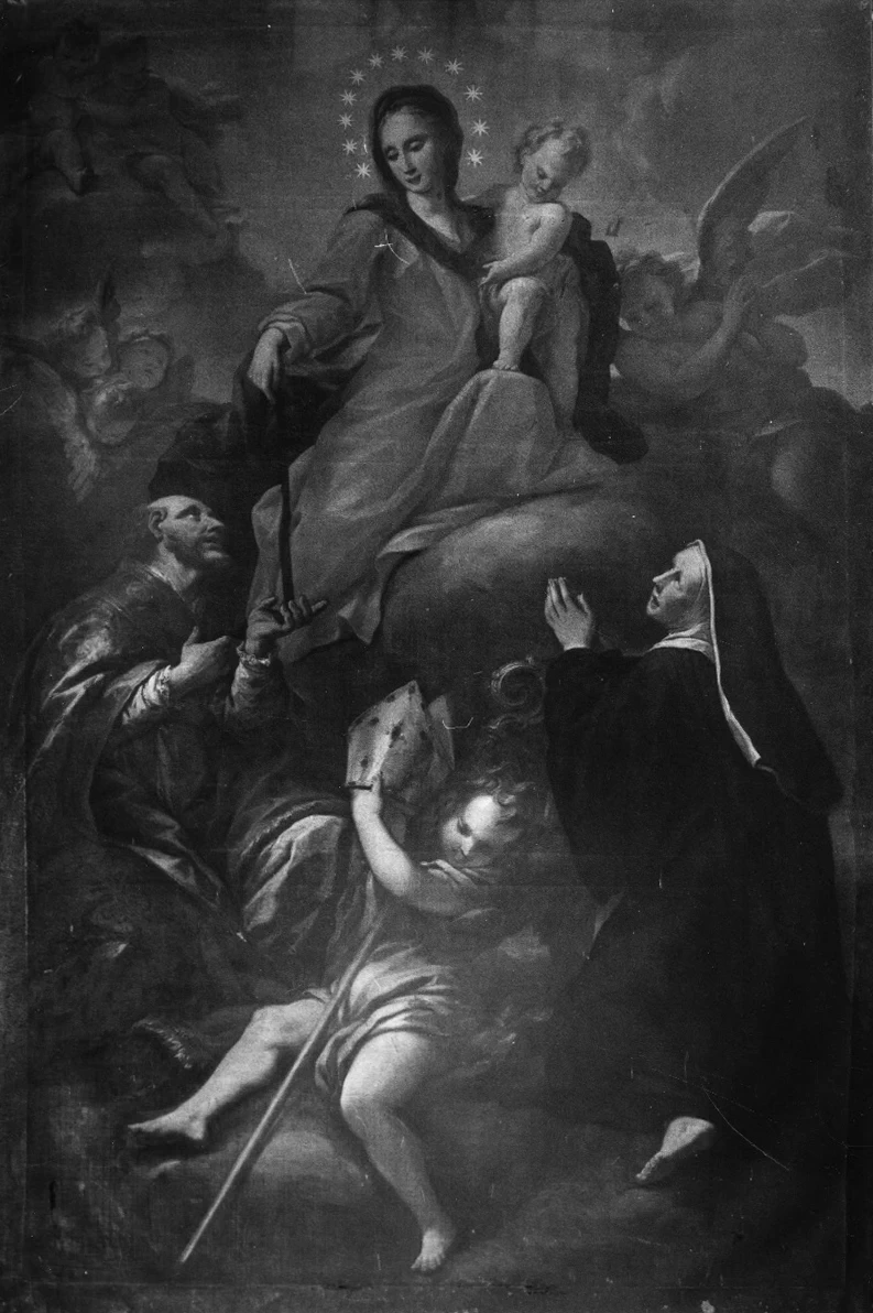 Pier Dandini - Madonna con Bambino dà la cintola a Sant'Agostino alla presenza di Santa Monica, Firenze